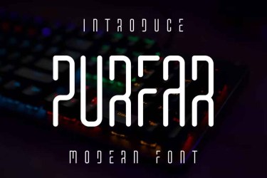 Purfar Font free download – Professional font preview