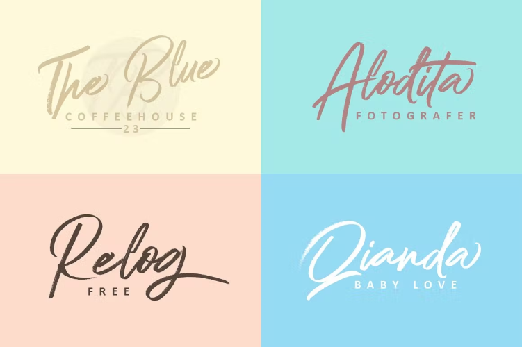 Qindom Brush Font free download preview 2 – Script And Handwritten font