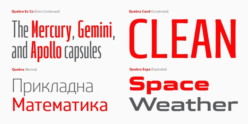 Quebra Expa Font Family free download preview 2 – Sans Serif Fonts font