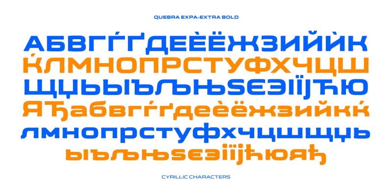 Quebra Expa Font Family free download preview 6 – Sans Serif Fonts font