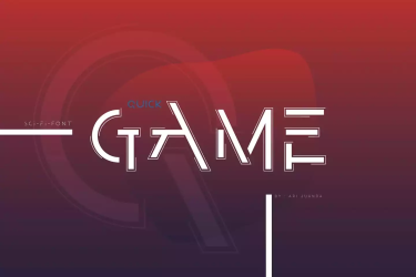 Quick Game Font free download – Display font preview