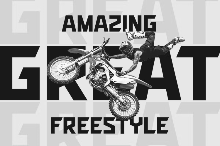 Racing Font free download preview 4 – Sans Serif Fonts font