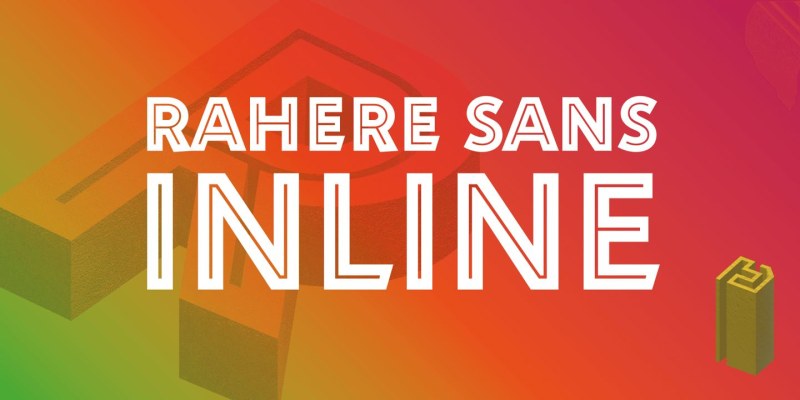 Rahere Sans Inline Font free download preview 6 – Sans Serif Fonts font