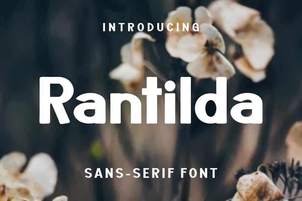 Rantilda Font free download – Sans Serif Fonts font preview image for Windows and Mac