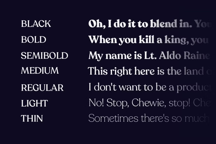 Recoleta Font free download preview 9 – Serif Fonts font