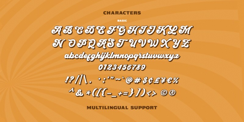 Retro Morely Font Family free download preview 6 – Script And Handwritten font