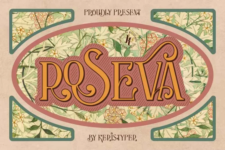 Roseva Font preview 4 – Serif Fonts font sample