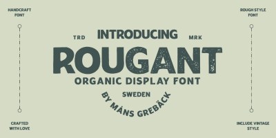 Rougant Font free download – Sans Serif font preview