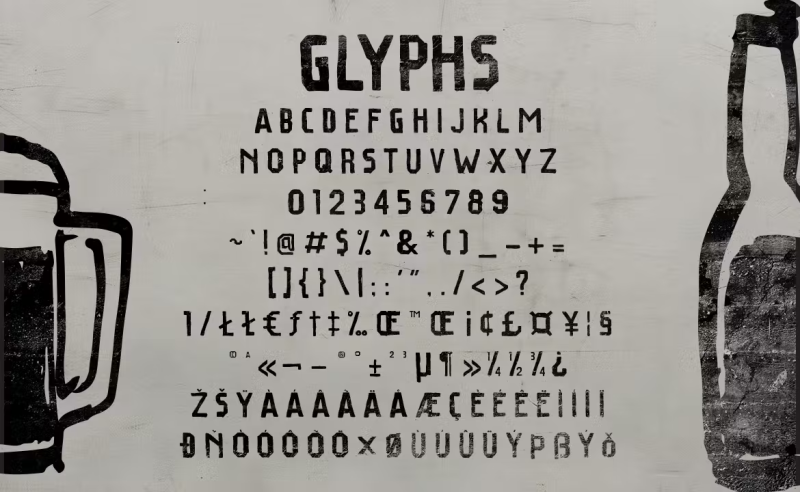 Rough Dreams Font free download preview 2 – Sans Serif Fonts font