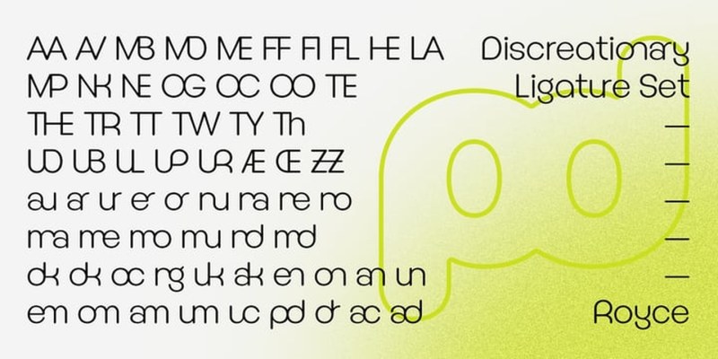 Royce Font Family free download preview 4 – Font Family font