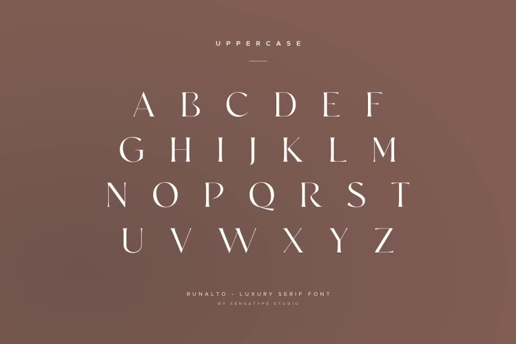 Runalto Font free download preview 5 – Serif Fonts font