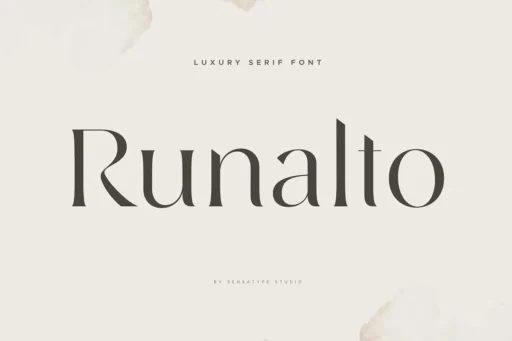 Runalto Font free download preview 7 – Serif Fonts font