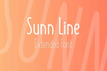 SUNN Line Extended Font free download – Serif Fonts font preview