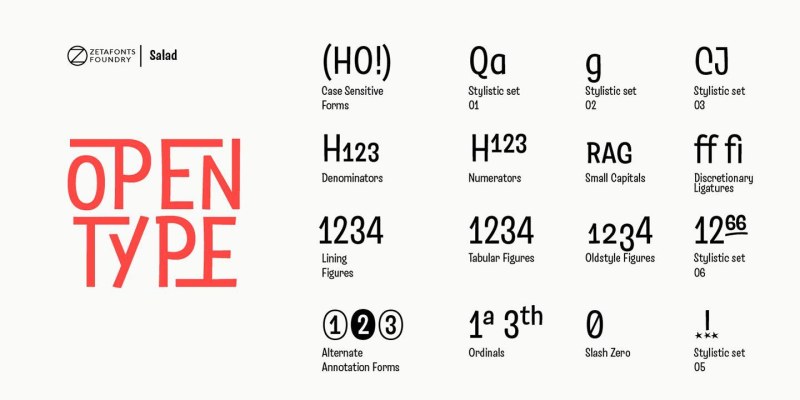 Salad Font Family free download preview 8 – Handwriting Fonts font