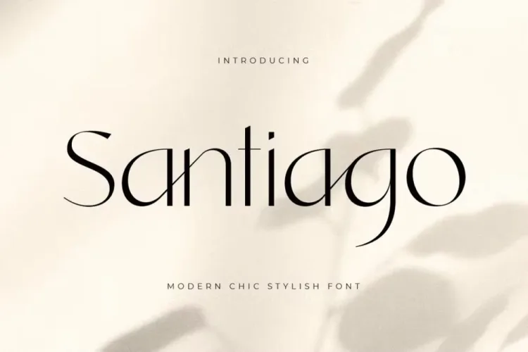 Santiago Font free download preview 7 – Sans Serif Fonts font