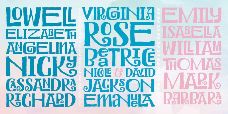 Sarmal Font free download preview 1 – Display Fonts font
