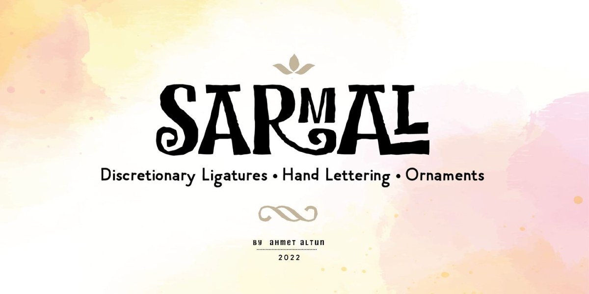 Sarmal Font free download – Display Fonts font preview image for Windows and Mac