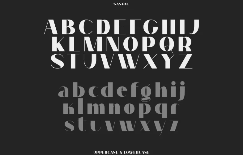 Sasvac Font preview 4 – Serif Fonts font sample