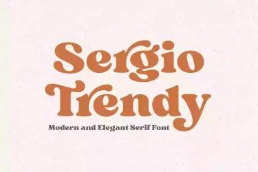 Sergio Trendy Font free download – Serif Fonts preview