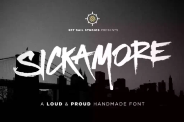 Sickamore Font free download – Display font preview