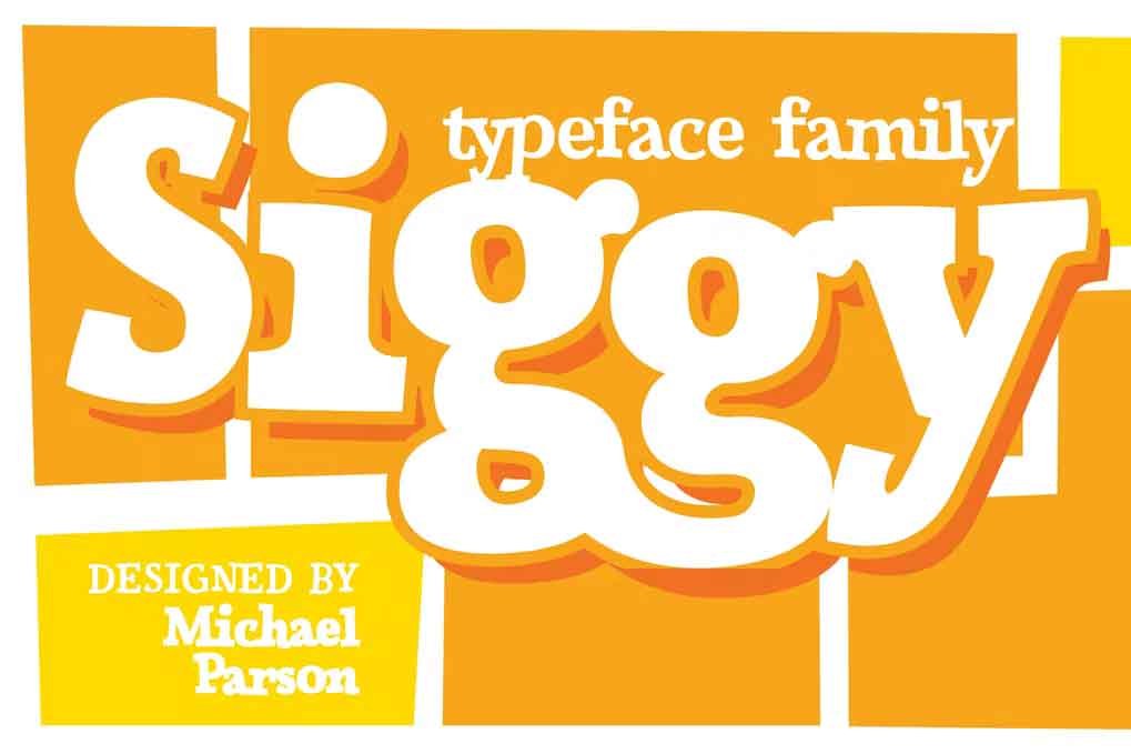 Siggy Font free download – Serif Fonts font preview image for Windows and Mac