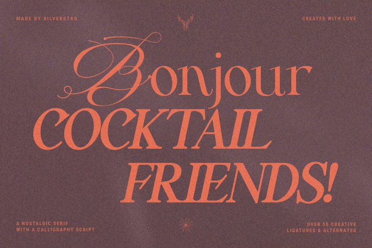 Silver Garden Font free download preview 6 – Serif Fonts font