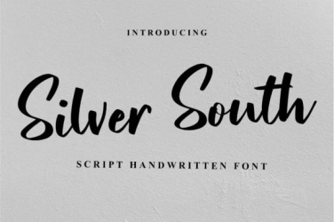 Silver South Font free download – Script And Handwritten font preview