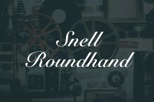 Snell Roundhand Font free download preview 2 – Script And Handwritten font