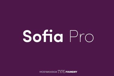 Sofia Pro Font – free font for logos