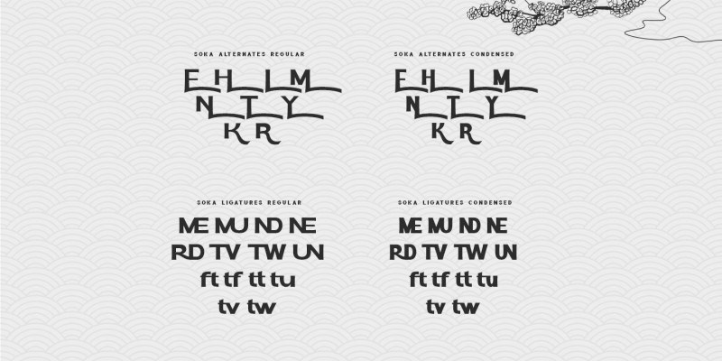 Soka Font free download preview 10 – Sans Serif Fonts font