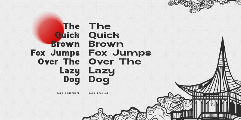 Soka Font free download preview 3 – Sans Serif Fonts font