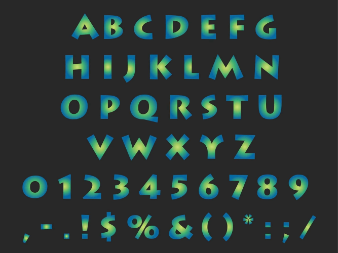 Space Jam Font free download preview 1 – Display Fonts font