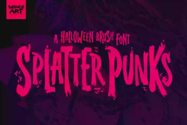 Splatterpunks Font free download – Display Fonts font preview