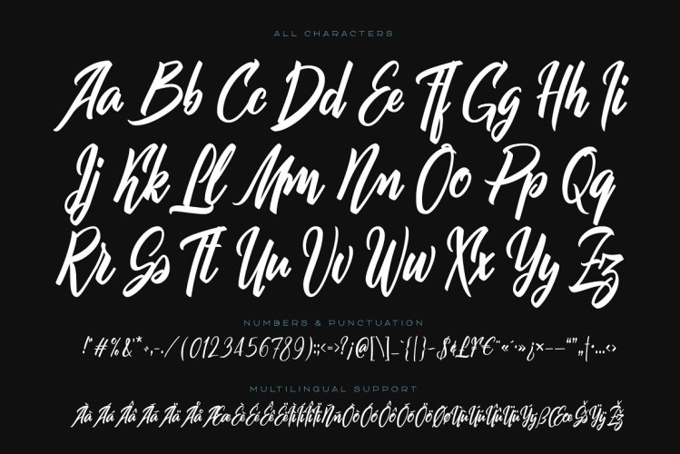 Squidink Font free download preview 3 – Script And Handwritten font