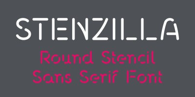 Stenzilla Font free download – Elegant font preview
