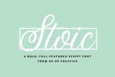 Stoic Font free download – Script And Handwritten font preview