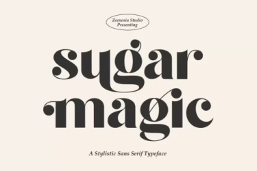 Sugar Magic Font free download – Elegant font preview