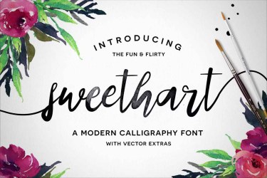 Sweethart Font free download – Script And Handwritten font preview