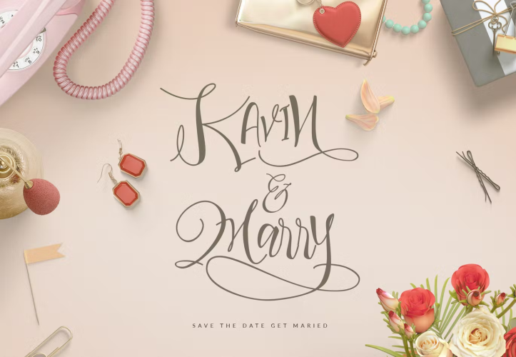 Sweetline Beautiful Script Font free download preview 1 – Script And Handwritten font