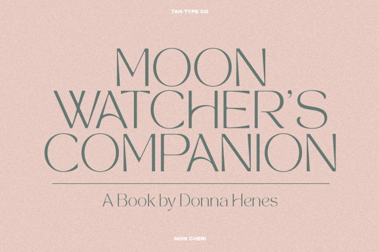 TAN MON CHERI FONT free download preview 1 – Serif Fonts font