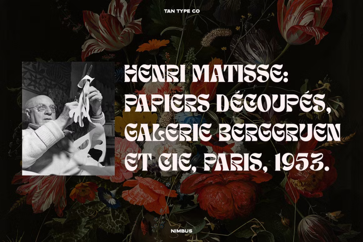 TAN NIMBUS Font free download preview 8 – Display Fonts font