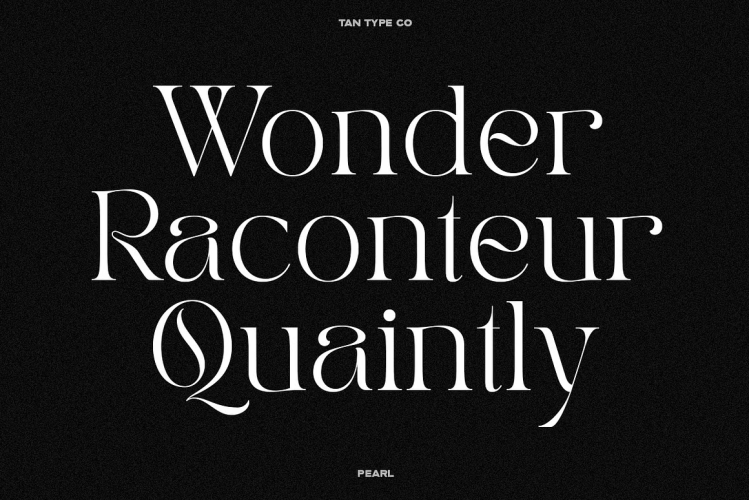 TAN PEARL Font free download preview 1 – Serif Fonts font