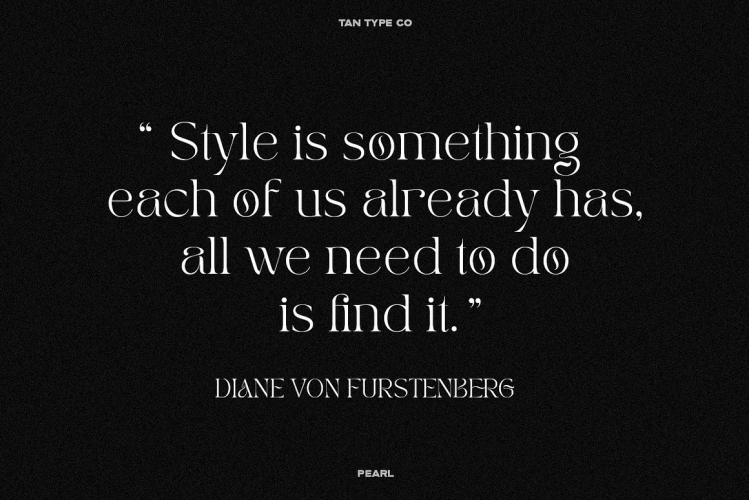 TAN PEARL Font free download preview 2 – Serif Fonts font