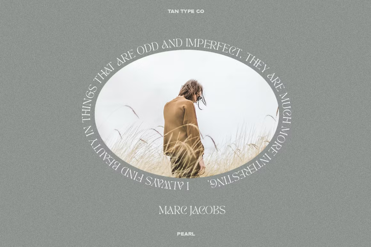 TAN PEARL Font free download preview 6 – Serif Fonts font