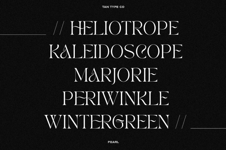 TAN PEARL Font free download preview 7 – Serif Fonts font