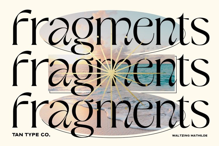 TAN WALTZING MATHILDE Font free download preview 4 – Display Fonts font