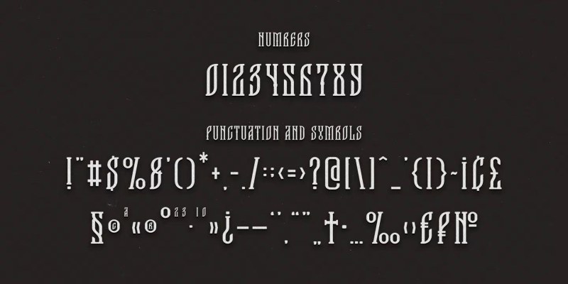 TD Stargorod Font free download preview 3 – Display Fonts font