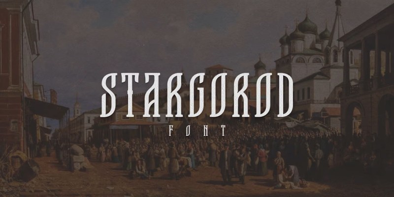 TD Stargorod Font free download preview 6 – Display Fonts font