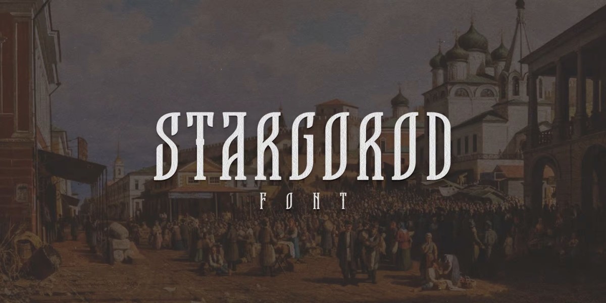 TD Stargorod Font free download – Display Fonts font preview image for Windows and Mac
