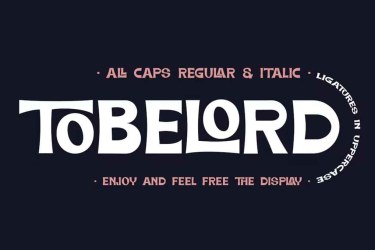 TOBELORD Font free download – Sans Serif Fonts font preview